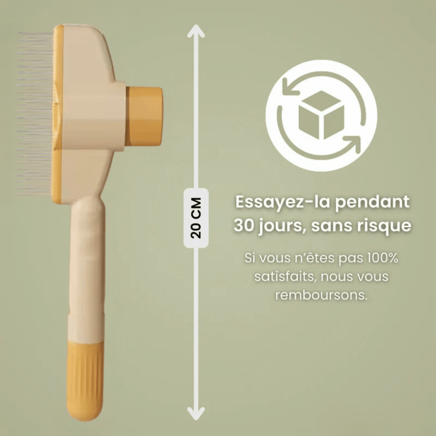Brosse anti - poil pour chat - Le TroneCanin